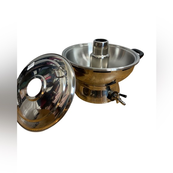 Hot Pot Gas Mongolian Thai Tom Yum Mutton Shabu Shabu Stainless Steel - Picture 2 of 10